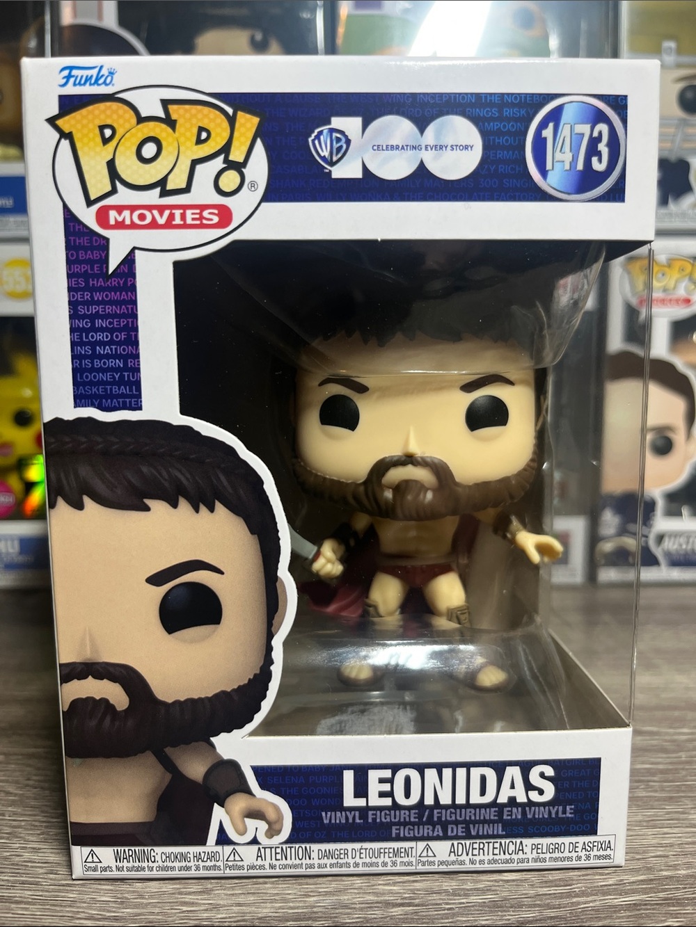 Funko Pop! Movies Leonidas Vinyl Figure - Brown, Black